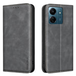 BINFEN COLOR for Xiaomi Redmi 13C 5G / Xiaomi Redmi 13C 4G RFID Blocking Calf Texture PU Leather Phone Cover