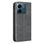 BINFEN COLOR for Xiaomi Redmi 13C 5G / Xiaomi Redmi 13C 4G RFID Blocking Calf Texture PU Leather Phone Cover