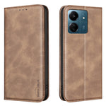 BINFEN COLOR for Xiaomi Redmi 13C 5G / Xiaomi Redmi 13C 4G RFID Blocking Calf Texture PU Leather Phone Cover