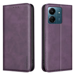 BINFEN COLOR for Xiaomi Redmi 13C 5G / Xiaomi Redmi 13C 4G RFID Blocking Calf Texture PU Leather Phone Cover