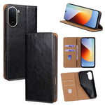 For Xiaomi Redmi A7 Pro 4G (171.56mm) Case Genuine Cow Leather Stand Mobile Phone Cover with RFID Blocking Wallet