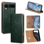 For Honor Magic8 Pro Air 5G Case Genuine Cow Leather Stand Mobile Phone Cover with RFID Blocking Wallet