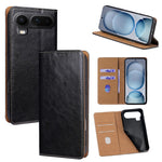 For Honor Magic8 Pro Air 5G Case Genuine Cow Leather Stand Mobile Phone Cover with RFID Blocking Wallet