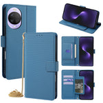 For Huawei nova 15 5G Wallet Case Triangle Pattern Imprinted Stand Leather Phone Cover with Shoulder Strap