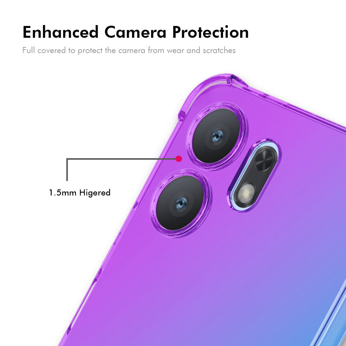 ENKAY for Honor Play 60A 5G / Honor X6d 5G TPU Case  Thickened Four Corner Drop-proof Phone Back Cover