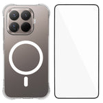 WANLONFENG för Xiaomi 17T Pro WL2-serien 2,0 mm magnetiskt skal genomskinligt TPU-mobilbakstycke med skärmfilm