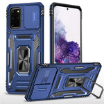 Armor Series for Samsung Galaxy S20 Plus 4G / 5G PC + TPU Anti-drop Phone Case Kickstand Back Cover with Slide Camera Protector