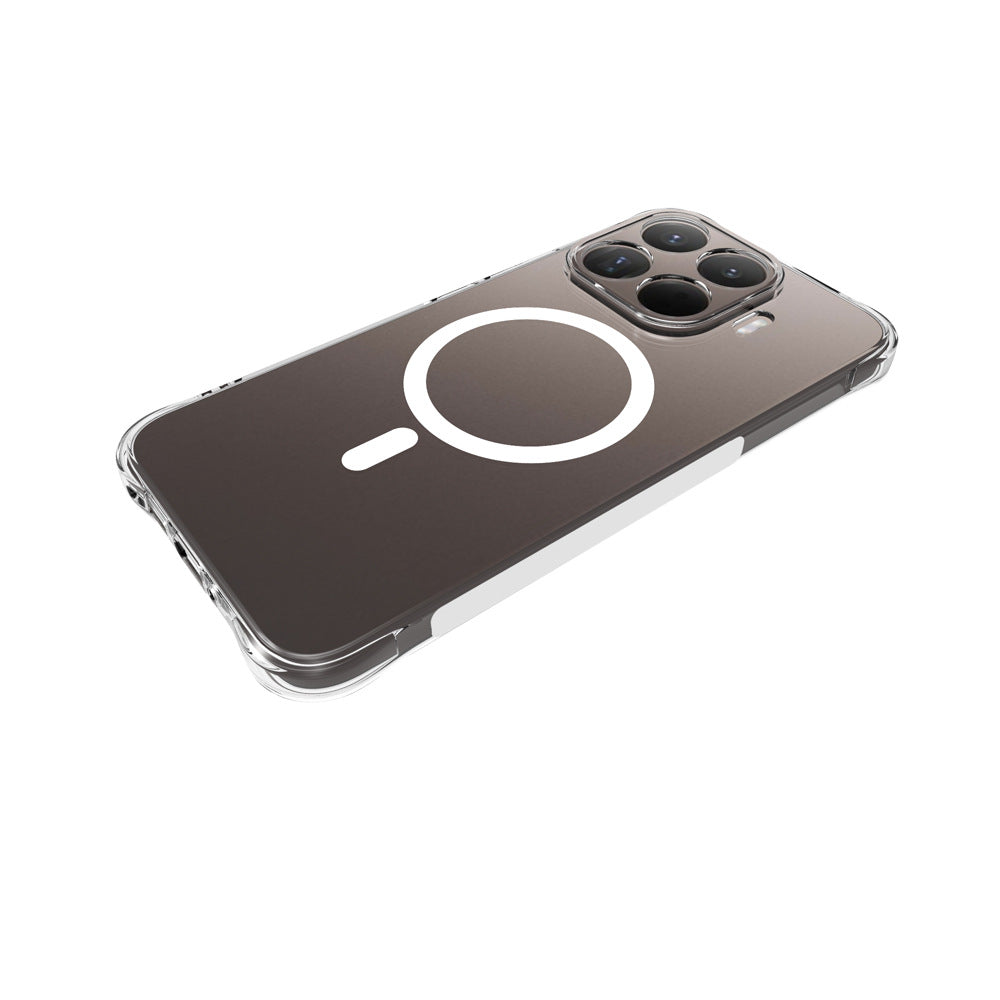 WANLONFENG for Xiaomi 17T Pro TM1 Series 2.0mm Magnetic Case Clear TPU Phone Back Cover