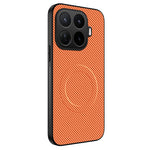 WANLONFENG for Xiaomi 17T TQ Series Magnetic Case Carbon Fiber Texture PC TPU Phone Cover