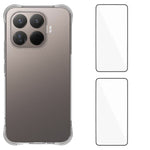 WANLONFENG til Xiaomi 17T Pro WL2 Series TPU-cover 2,0 mm telefoncover med 2 stk. hærdede glasfilm