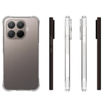 WANLONFENG til Xiaomi 17T Pro WL2 Series TPU-cover 2,0 mm telefoncover med 2 stk. hærdede glasfilm