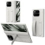 For Google Pixel 11 Pro Fold Case Kickstand Wristband PC Phone Cover with Tempered Glass Film