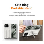 For Google Pixel 11 Pro Fold Case Kickstand Wristband PC Phone Cover with Tempered Glass Film