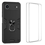 WANLONFENG til iPhone Air YS Series Cover Stødsikkert PC TPU Telefoncover med 2 stk. hærdet glasfilm