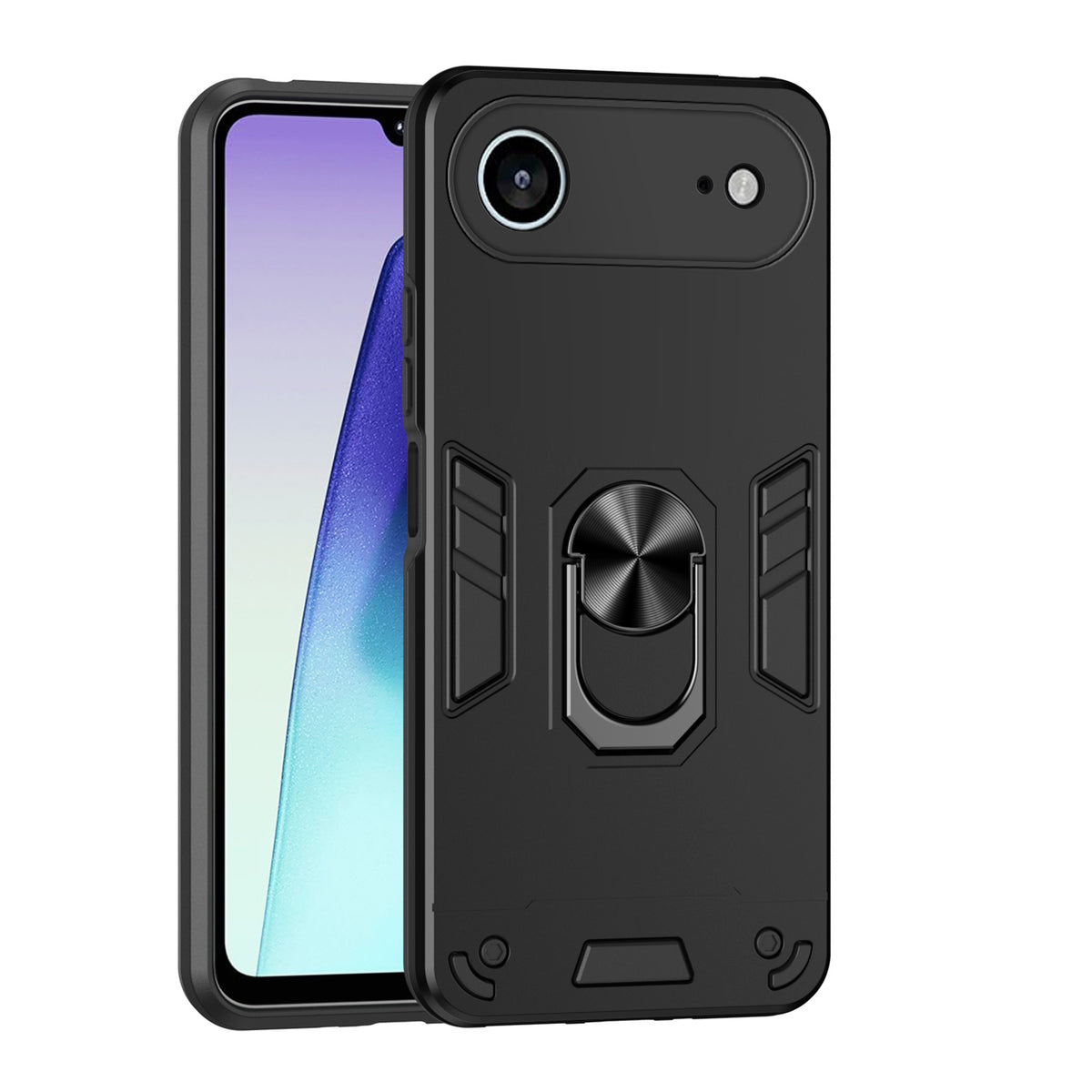 WANLONFENG til iPhone Air YS Series Cover Stødsikkert PC TPU Telefoncover med 2 stk. hærdet glasfilm