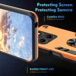 WANLONFENG-etui til Motorola Edge 70 Fusion+ 5G / Motorola Edge 70 Fusion 5G, YS-serien, stødsikkert PC- og TPU-mobilcover med 2 hærdede glasfilm
