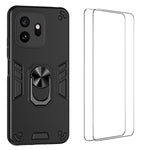 WANLONFENG för OnePlus 15T 5G YS-seriens skal, stötsäkert PC TPU-mobilskal med 2 st. härdat glasfilm