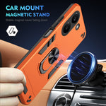 WANLONFENG for Xiaomi Redmi Turbo 5 5G / Xiaomi Poco X8 Pro 5G YS Series Case Kicktand Shockproof PC TPU Phone Cover with 2Pcs Tempered Glass Film