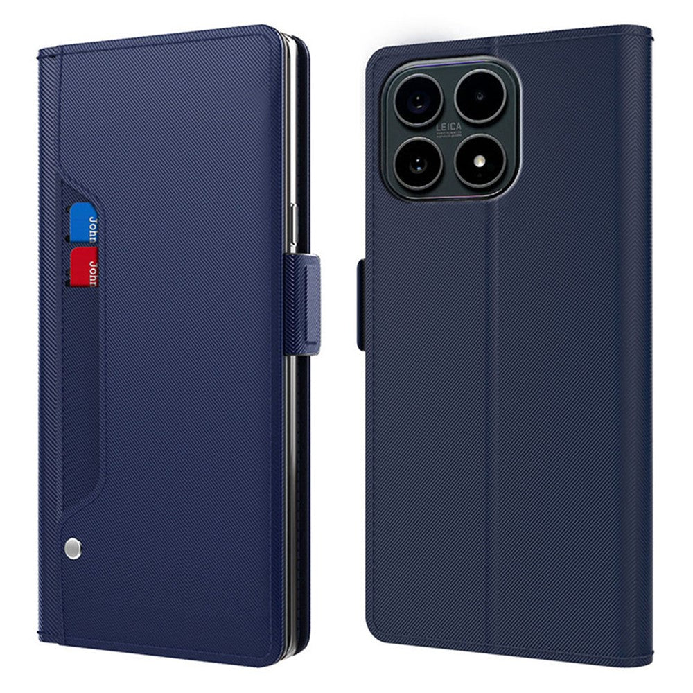 Xiaomi 17 Max-skal PU+TPU magnetiskt fällbart mobilskal med stativ