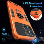 WANLONFENG för Xiaomi Poco F8 Pro 5G / Xiaomi Redmi K90 5G YS-seriens skal, stötsäkert PC TPU-mobilskal med 2 st. härdat glasfilm