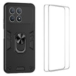 WANLONFENG för Xiaomi Poco F8 Pro 5G / Xiaomi Redmi K90 5G YS-seriens skal, stötsäkert PC TPU-mobilskal med 2 st. härdat glasfilm