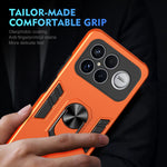 WANLONFENG for Xiaomi Poco F8 Ultra / Xiaomi Redmi K90 Pro Max 5G YS Series Case Kicktand Shockproof PC TPU Phone Cover with 2Pcs Tempered Glass Film