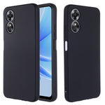 For Oppo A17 4G / A17k 4G Non-slip Liquid Silicone Phone Case Shockproof Back Cover with Strap
