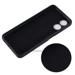 For Oppo A17 4G / A17k 4G Non-slip Liquid Silicone Phone Case Shockproof Back Cover with Strap
