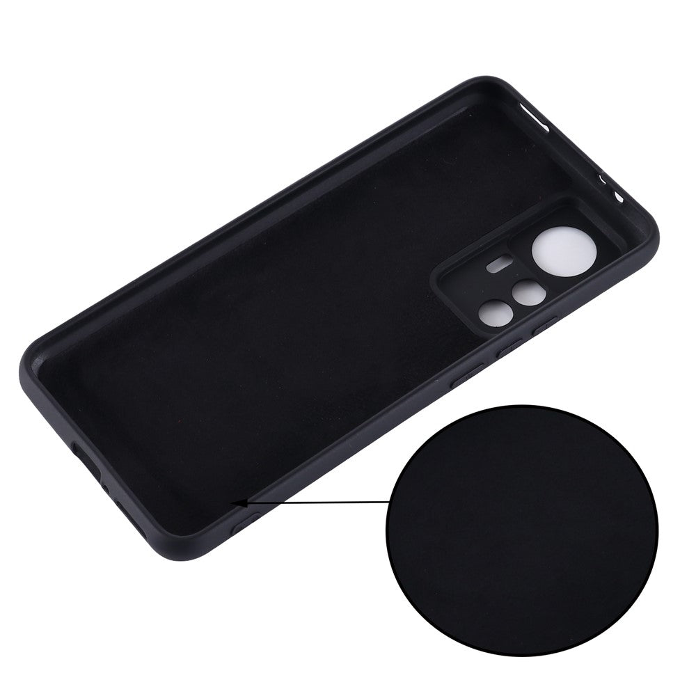Protective Phone Case for Xiaomi 12T Pro 5G, Lightweight Anti-Scratch Liquid Silicone Back Cover with Strap