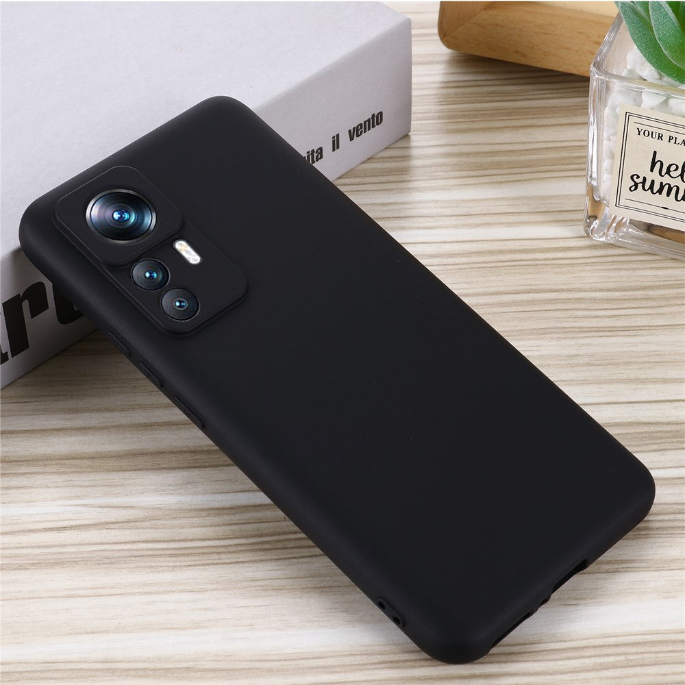 Protective Phone Case for Xiaomi 12T Pro 5G, Lightweight Anti-Scratch Liquid Silicone Back Cover with Strap