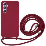 For Samsung Galaxy A57 5G Case TPU Soft Shockproof Phone Cover with Adjustable Lanyard