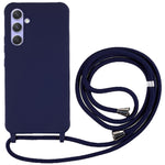 For Samsung Galaxy A37 5G Case TPU Soft Shockproof Phone Cover with Adjustable Lanyard