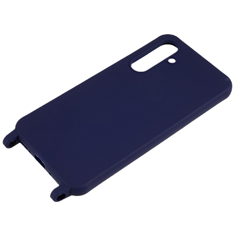 For Samsung Galaxy A37 5G Case TPU Soft Shockproof Phone Cover with Adjustable Lanyard