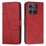 For Motorola Edge 70 Pro 5G Leather Phone Case  Foldable Stand Wallet Flip Cover with Strap