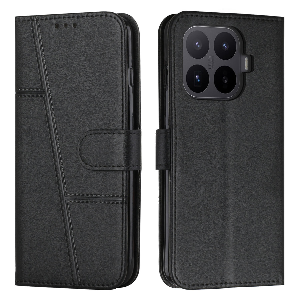For Xiaomi 17T Pro Leather Phone Case  Foldable Stand Wallet Flip Cover with Strap