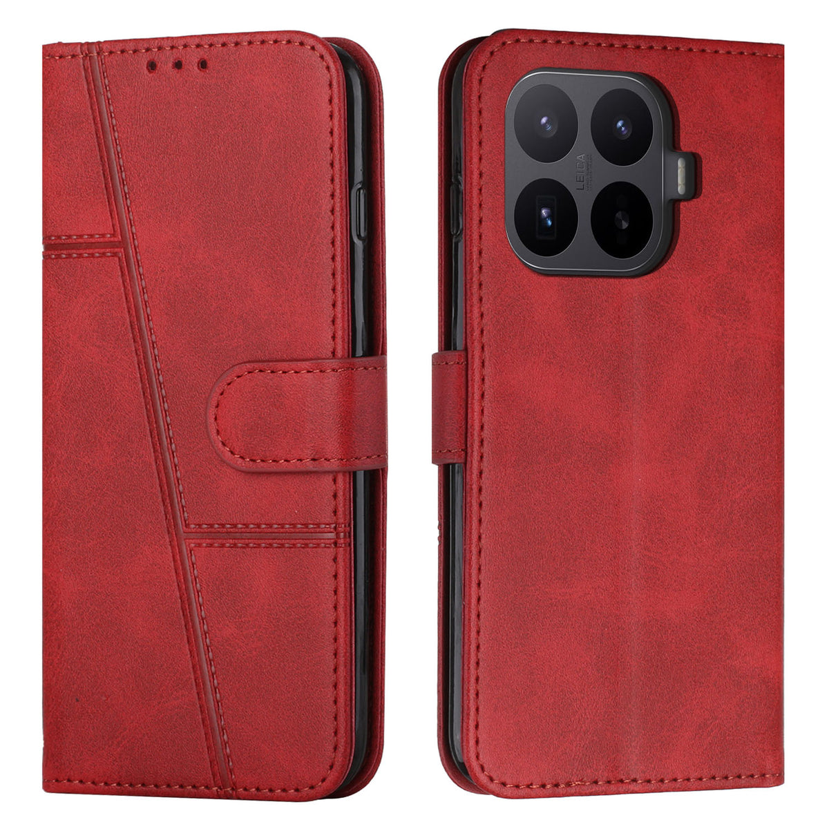 For Xiaomi 17T Pro Leather Phone Case  Foldable Stand Wallet Flip Cover with Strap