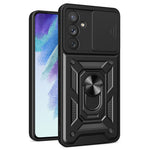 Ringholder Kickstand Telefoncover til Samsung Galaxy A54 5G, PC + TPU Dropproof Cover med Skydbart Kamerabeskyttelse