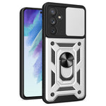Ringholder Kickstand Telefoncover til Samsung Galaxy A54 5G, PC + TPU Dropproof Cover med Skydbart Kamerabeskyttelse