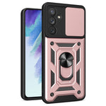 Ringholder Kickstand Telefoncover til Samsung Galaxy A54 5G, PC + TPU Dropproof Cover med Skydbart Kamerabeskyttelse
