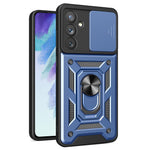 Ringholder Kickstand Telefoncover til Samsung Galaxy A54 5G, PC + TPU Dropproof Cover med Skydbart Kamerabeskyttelse