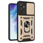 Ringholder Kickstand Telefoncover til Samsung Galaxy A54 5G, PC + TPU Dropproof Cover med Skydbart Kamerabeskyttelse