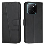 For Honor 600 Smart 5G / X7e Plus 5G Leather Phone Case  Foldable Stand Wallet Flip Cover with Strap