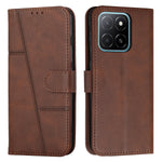 For Honor 600 Smart 5G / X7e Plus 5G Leather Phone Case  Foldable Stand Wallet Flip Cover with Strap