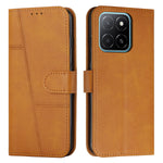 For Honor 600 Smart 5G / X7e Plus 5G Leather Phone Case  Foldable Stand Wallet Flip Cover with Strap
