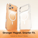 MCDODO PC-1824 for iPhone 17 Magnetic Case with Camera Button Shockproof PC + TPU Phone Cover
