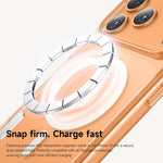 MCDODO PC-1824 for iPhone 17 Magnetic Case with Camera Button Shockproof PC + TPU Phone Cover