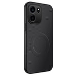 WANLONFENG för OnePlus Turbo 6V 5G / OnePlus Nord CE6 5G TQ-serien Magnetiskt skal Kolfiberstruktur PC TPU mobilskal