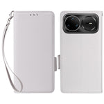 Huawei Nova 15 Pro 5G / Nova 15 Ultra 5G-skal, Litchitexturerat läderfodral med handledsrem
