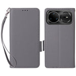 Huawei Nova 15 Pro 5G / Nova 15 Ultra 5G-skal, Litchitexturerat läderfodral med handledsrem