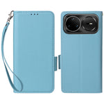 Huawei Nova 15 Pro 5G / Nova 15 Ultra 5G-skal, Litchitexturerat läderfodral med handledsrem